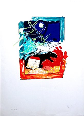 MARIO SCHIFANO, senza titolo, 1988