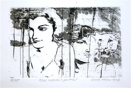 DANTE PANNI, Due ragazze e pantera, 1973