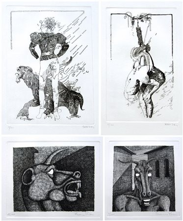 ITALO SCELZA & FRANCO MIONI, 2 Artisti, 4 Grafiche