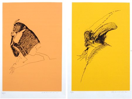 REMO BRINDISI, senza titolo (lotto unico con due opere)