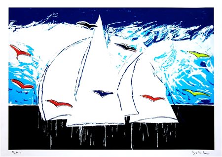 MARIO SCHIFANO, Le vele