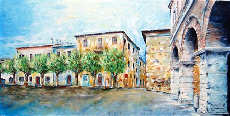 MARIO SPURI SILVESTRINI, Piazza Vittorio Emanuele II a Cingoli, 2007