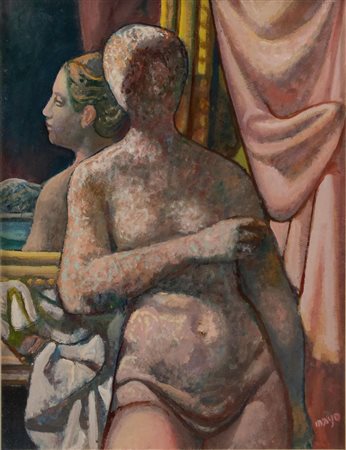 ANTOINE MAYO (Port Said 1905 - Seine-Port 1990) "La toujours belle", 1968....