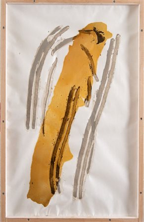 ANTONIO VIOLETTA (Crotone 1953) "Senza titolo", 1992. Olio su carta. Cm...