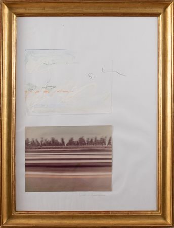 MARIO SCHIFANO (Homs 1934 - Roma 1998) e FRANCO FONTANA (Modena 1933) Lotto...