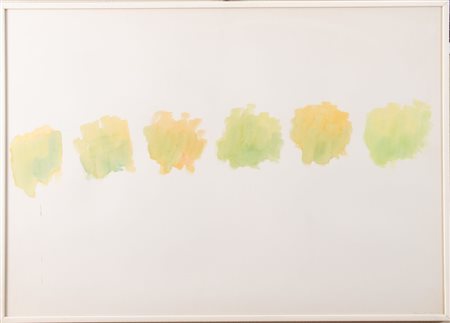 NIGRO MARIO (Pistoia 1917 - Livorno 1992) "Senza titolo", 1987. Tecnica mista...