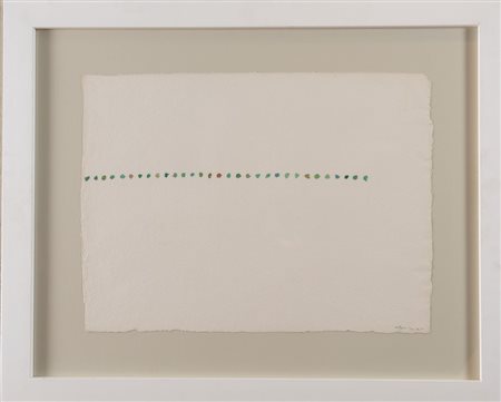 MARIO NIGRO (Pistoia 1917 - Livorno 1992) "Dall'orizzonte", 1986. Acquerello...