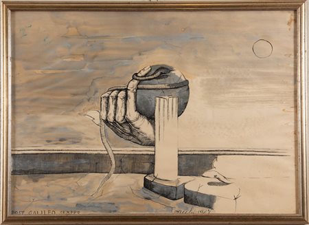 SERGIO VACCHI (Castenaso 1925 - Siena 2016) "Post Galileo semper", 1967....