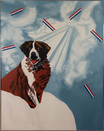 EDUARDO ARROYO (Madrid 1937 - 2018) "Linda de chamonix", 1972. Acrilico su...