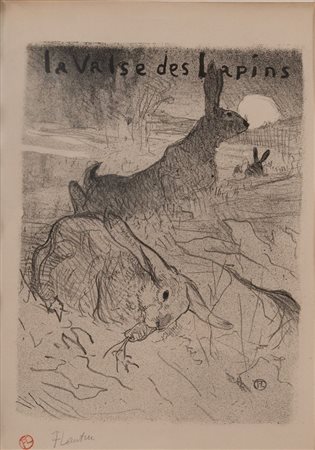 HENRI DE TOULOUSE-LAUTREC (Albi 1864 - Saint-André-du-Bois 1901) "La Valse...