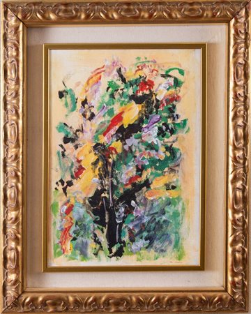 ERNESTO TRECCANI (Milano 1920 – 2009) "Natura morta". Olio su tela. Cm 50x35....