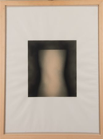 MARCO TIRELLI (Roma 1956) "Senza titolo" 1995. Tecnica mista su carta. Cm...