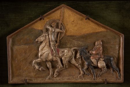 CLETO TOMBA (Castel San Pietro Terme 1898 - Bologna 1987) "Don Chisciotte e...