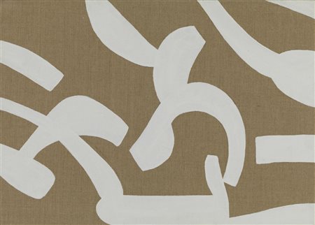 Carla Accardi (1924 - 2014) BIANCO vinilico su tela, cm 50x70 2005 Al retro...