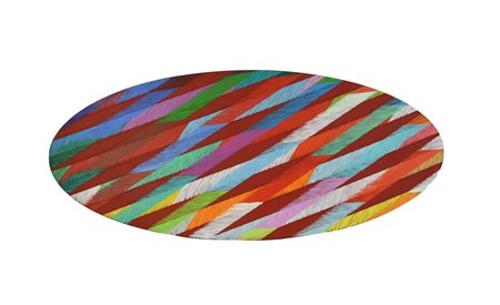 Piero Dorazio (1927 - 2005) ORION olio su tela, cm 60x140 1998...