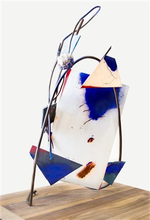 Marco Gastini (1938 - 2018) ARIA tecnica mista su tela, gesso e ferro, cm...