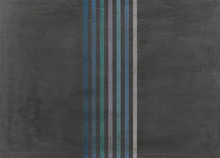 Elio Marchegiani (1929) GRAMMATURE DI COLORE pigmenti su lavagna, cm 54x74...