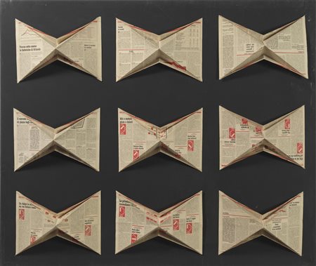 Stefano Arienti (1961) SENZA TITOLO tecnica mista su tavola, cm 113x130 1987...