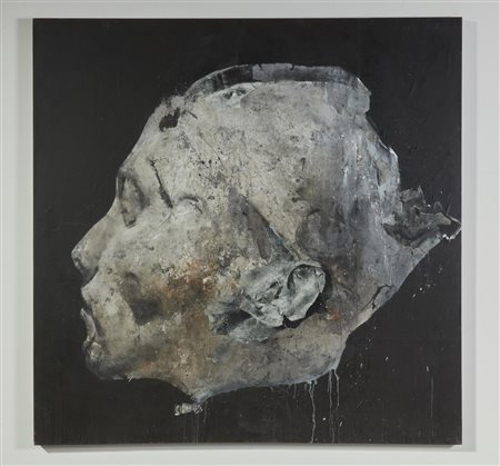Nicola Samori (1977) SENZA TITOLO tecnica mista su tela, cm 200x200 2008 Al...