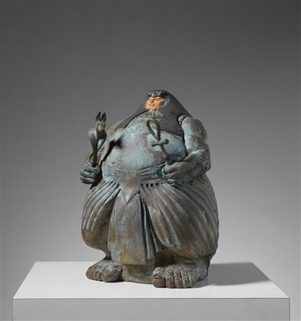 Matteo Pugliese (1969) GUARDIAN II bronzo, cm 35x20x15 2007 4/7. Al retro...