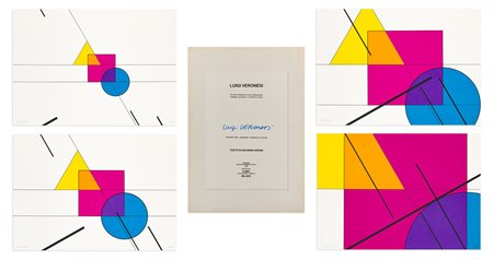 LUIGI VERONESI (1908-1998) - Sviluppo armonico di una composizione primaria secondo il rapporto aureo. Sviluppo - 1985