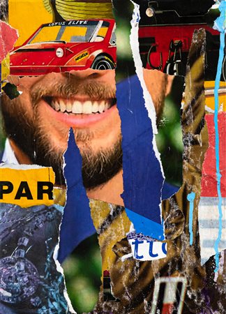 ROBERTO SCALA (1968) - Up after Mimmo Rotella, 2021