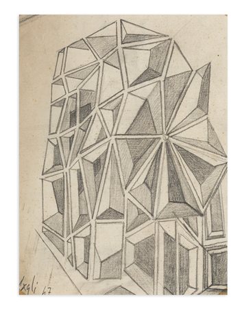 CORRADO CAGLI (1910-1976) - Senza Titolo, 1947