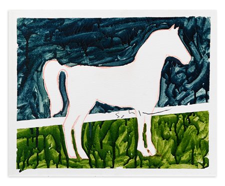 MARIO SCHIFANO (1934-1998) - Senza Titolo, 1981