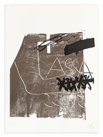ANTONI TÀPIES (1923-2012) - Assassins, 1974