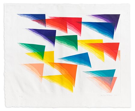 PIERO DORAZIO (1927-2005) - Color fax, 1990