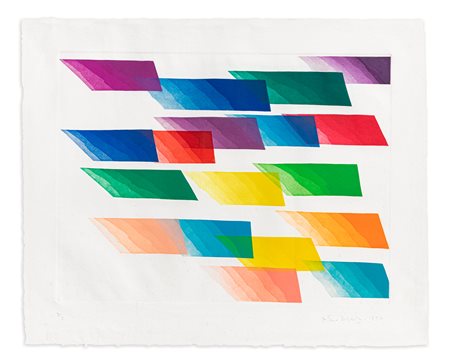PIERO DORAZIO (1927-2005) - Color fax, 1990