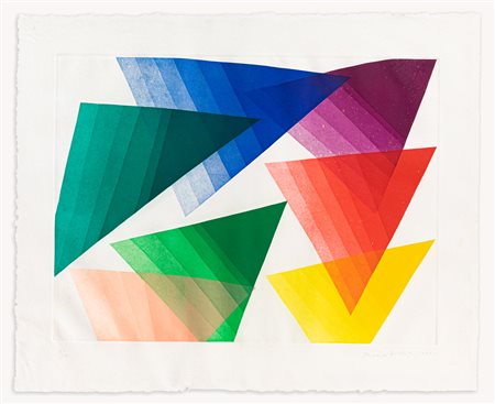 PIERO DORAZIO (1927-2005) - Color fax, 1990