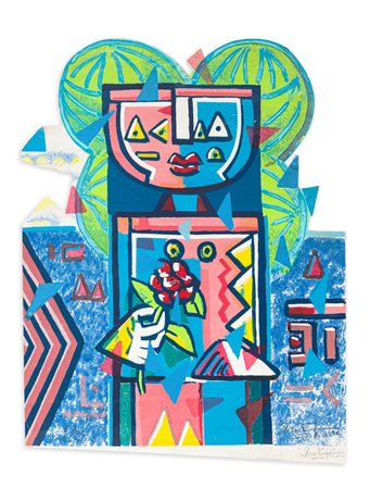 IBRAHIM KODRA (1918-2006) - Senza Titolo