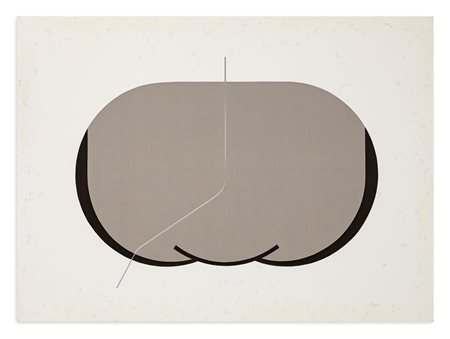 LUIGI PARZINI (1925-1998) - Su bianco, 1974