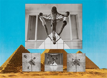 JORG MAYR - La scalata della Piramide, Graz-gizeh 1973, 1974