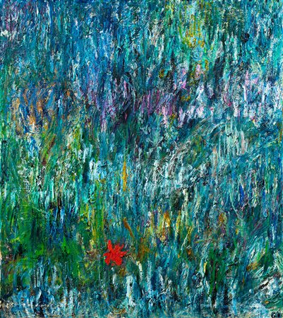 GIANCARLO GORSENIO (1929) - Iris rosso, 1999