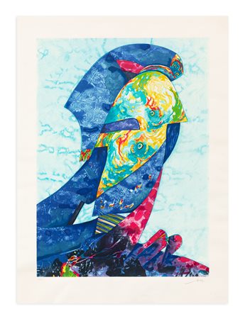 GIANNI DOVA (1925-1991) - Nido sulle rocce
