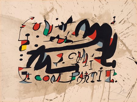 Joan Mirò, Senza titolo