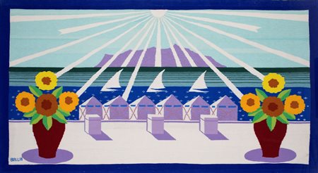 da Giacomo Balla, Mare con vasi di fiori 1974