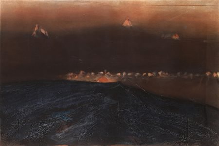 Piero Guccione, Etna