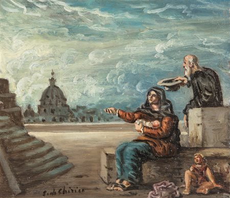 Giorgio De Chirico, L'elemosina seconda metà anni '40