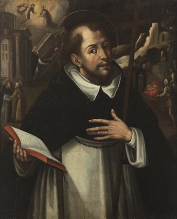 ARTISTA DEL XVII SECOLO  - San Domenico di Guzman.
