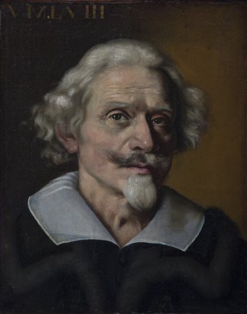 ARTISTA ROMANO DEL XVII SECOLO  - Ritratto di gentiluomo.
