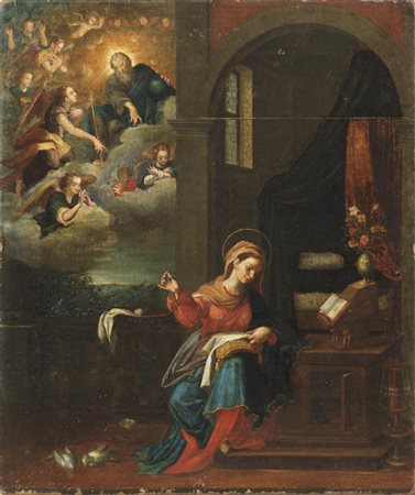  SCUOLA EMILIANA DEL XVII SECOLO - Annunciazione.