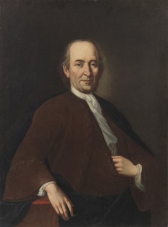 ARTISTA LOMBARDO DEL XVIII SECOLO  - Ritratto di gentiluomo.