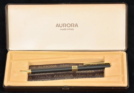 PENNA A SFERA AURORA penna a sfera Aurora modello Marco Polo colore nero...