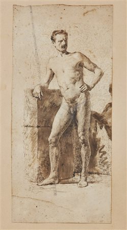 FAVRETTO GIACOMO (1849 - 1887) - Nudo d'uomo. .