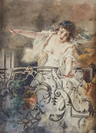 BIGNAMI VESPASIANO (1841 - 1929) - Al fuoco!.