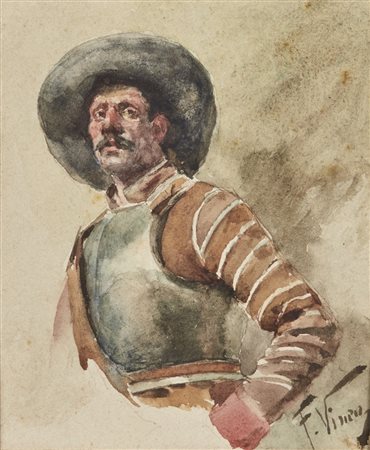 VINEA FRANCESCO (1845 - 1902) - Moschettiere.