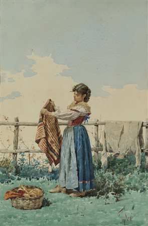 INDONI  FILIPPO  (1838 - 1912) - Popolana.